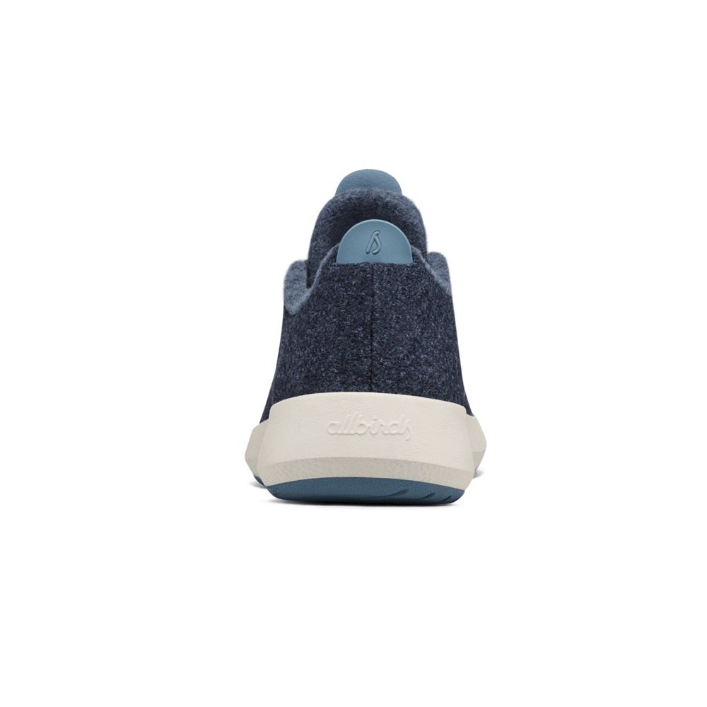 Allbirds Women\'s Wool Runner Mizzles - Sneakers Navy - MFU965147